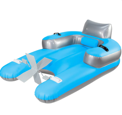 Inflatable Pedal Runner Deluxe Pool Lounger